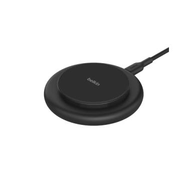 Imagem de Belkin Carregador MagSafe compatível com carregador magnético sem fio de 15 W - Carregador sem fio com certificação BoostCharge Qi2 para Apple iPhone 15, 14, 13, AirPods com base antiderrapante -