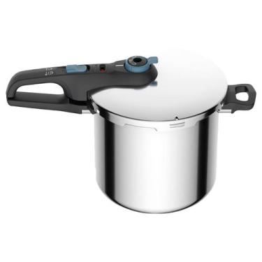 Imagem de Panela de Pressão Rochedo Inox Secure Trendy Indução 8 Litros Fechamen