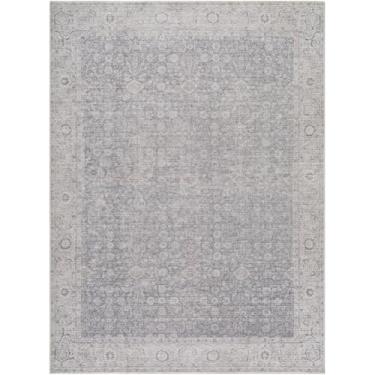 Imagem de Livabliss Nosso tapete de área de borda vintage PNW Home, 2'5.1 cm x 3'22.9 cm, off-white/marrom