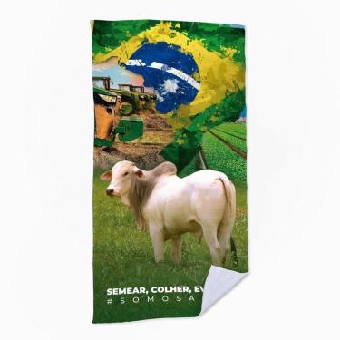 Imagem de Toalha De Praia - Semear Colher E Evoluir Boi