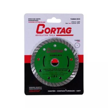 Imagem de Disco de Corte Diamantado Turbo ECO 110mm Cortag