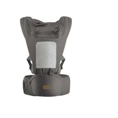 Imagem de Canguru Ergonômico Maxi Baby Hipseat Cinza - Ybx