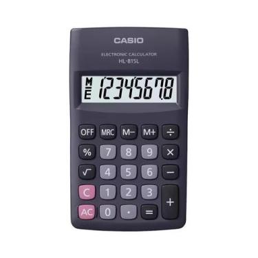 Imagem de Calculadora De Bolso 8 Dígitos Preta - Hl-815L-Bk - Casio