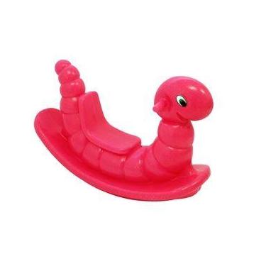 Imagem de Gangorra Infantil Nhoca gangorra Minhoca Divertida Diversas Cores Disp