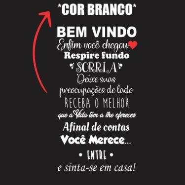 Imagem de Adesivo De Parede Decorativo Frase Bem Vindo a Vida Tem a Lhe Oferecer
