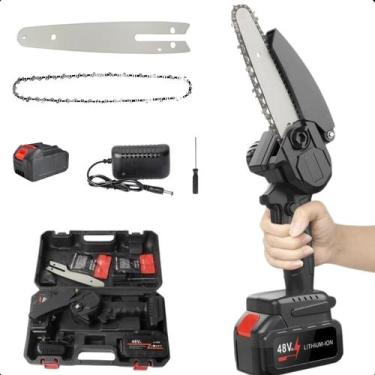 Imagem de Mini Moto Serra Eletrica Bivolt ideal para iniciantes em carpintaria -