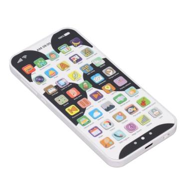 Imagem de Zhjvihx Telefone de Brinquedo de bebê Simulado, Recarregável Mais de 10000 Conteúdo Máquina de Educação da Criação Touchs para Reprodução de Música (Panda)