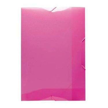 Imagem de Pasta com elástico A4 4cm rosa Top Line Dello