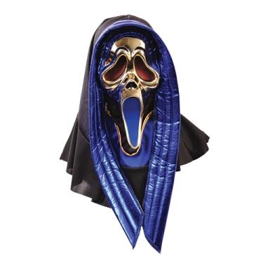 Imagem de Fun World Máscara facial fantasma Dead By Daylight acessório de fantasia, 38 cm de comprimento, dourado