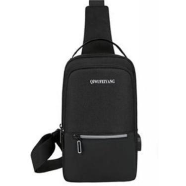 Imagem de Bolsa Pochete Transversal Refletida Masculina Estiloso Homem - Alwy St