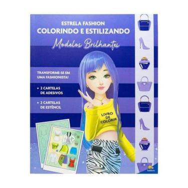 Imagem de Estrela Fashion - Colorindo E Estilizando: Modelos Brilhantes