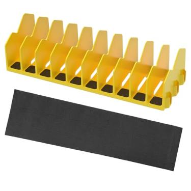 Imagem de LZVXTYM Organizador de alicate com base de borracha antiderrapante, suporte de alicate de 10 compartimentos e organizador de cortador, caixa de ferramentas de gaveta de ferramentas de design