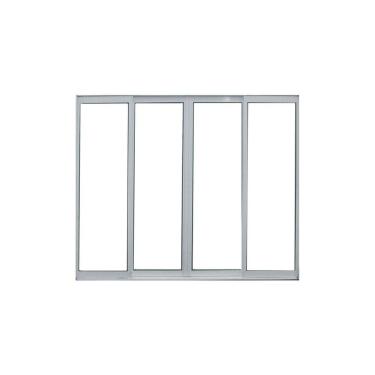 Imagem de Janela 4 folhas s/ basculante s/ grade 100x120 branca Janellot