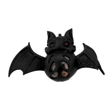 Imagem de Kit 12 unidades Morcegos Squishies para festa de Halloween