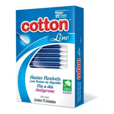 Imagem de Haste Flexível Cotton Line Com 75 -  Unidades