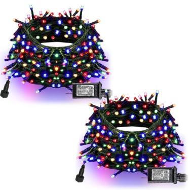 Imagem de Luces de cadena navideñas Dazzle Bright 12 m 400 LED multicolor