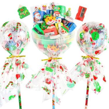 Imagem de Set de Papelería Thesixowls Navidad Lollipop 24 Unidades con Lápices