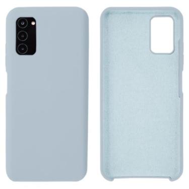 Imagem de Capinha para Galaxy A03S Silicone - GCM, Azul Bebê