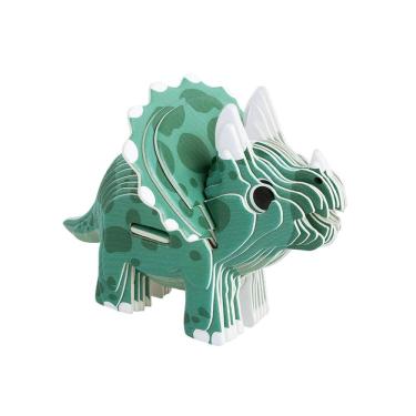 Imagem de Quebra Cabeça 3D Infantil Dipedu Dino Triceratops 23 Peças - Brw 3008