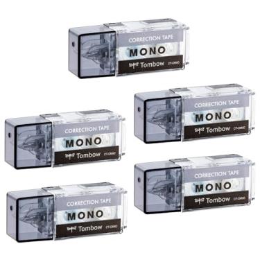 Imagem de Tombow Fita corretiva mono CT-CM5C10-5P MONO, largura da fita 0,2 polegadas (5 mm) x 4 m, preta, 5 peças