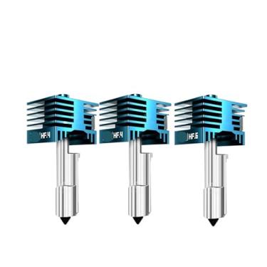 Imagem de Bocal de aço endurecido hotend, compatível com bambu lab h2d/h2s/p2s, cabeça de impressão extrusora combo peça de impressora 3d(446)