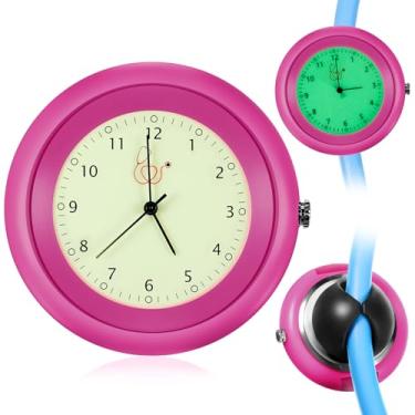 Imagem de Dansydaisy 1 relógio de estetoscópio que brilha no escuro para presente de enfermeira com clipe de bolso com acessórios médicos de agradecimento em segunda mão para estudantes de enfermagem, clínicas