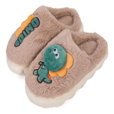 Imagem de Pantufa Infantil Dinossauro Super Quentinha E Confortável - D'PRESENTE