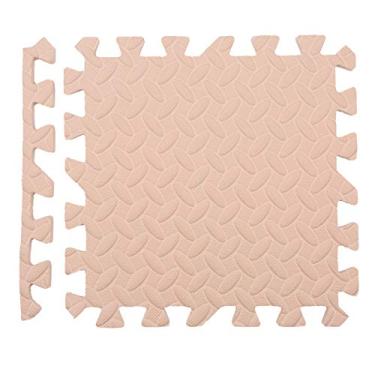 Imagem de 12 peças Tapete de Espuma EVA com Blocos Interligados Piso Playground Puzzle Antiderrapante Borda Finalização Fácil Montar e Desmontar Amortecimento Superior Conforto Ótimo para Sala Estar Quarto Vara