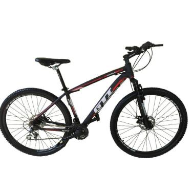 Imagem de Bicicleta Aro 29 Gti Roma 21v Freio a Disco Preto Tam. 15