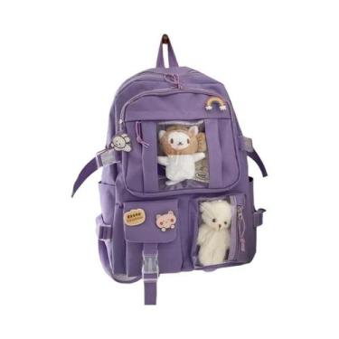 Imagem de Mochila linda e exclusiva para meninas com grande capacidade para estu