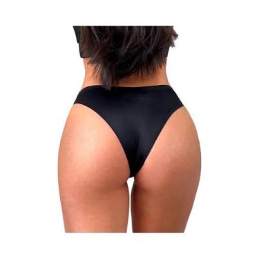 Imagem de Calcinha Tanga Sem Costura De Seda Gelada Sexy Feminina Tamanho M-XXL 