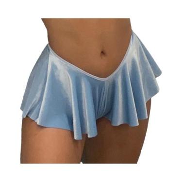 Imagem de Saia Mini Plissada De Cintura Alta Para Mulheres Estilo Y2K A-line Mod