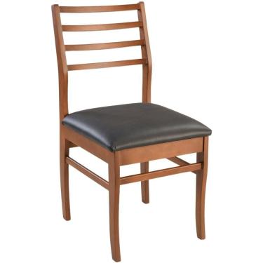 Imagem de Cadeira Dubai Madeira Maciça Sala Jantar Castanho