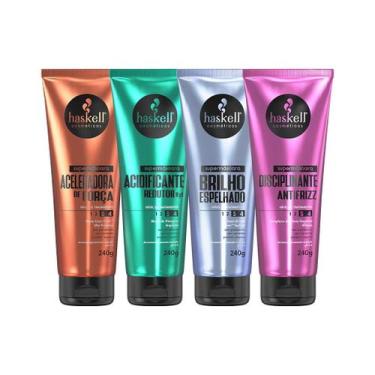 Imagem de Kit Supermáscaras Haskell  Tratamento Capilar Completo
