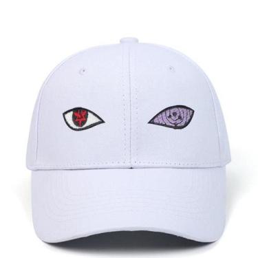 Imagem de Boné de beisebol branco Sharingan para homens - yiweisai