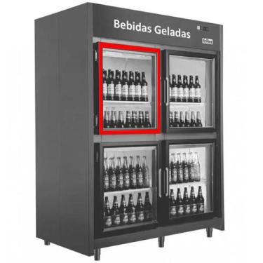 Imagem de Borracha Gaxeta Mini Camara Cervejeira Bebidas Para Frilux, Cinza, 64x