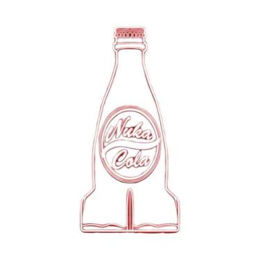 Imagem de Pintura Em Tela Com Luz Neon De Garrafa De Nuka Cola, Arte De Parede P