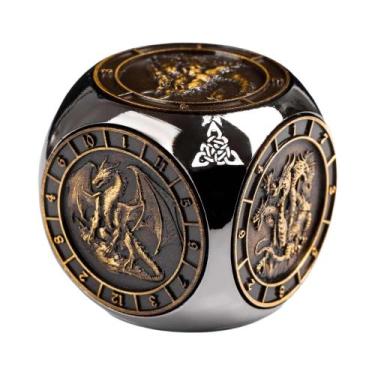 Imagem de Dado Giratório De Metal 7 Em 1 Para Dungeons And Dragons DND Spinner D