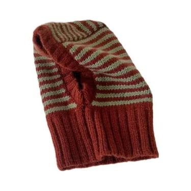 Imagem de Gorro De Inverno Infantil Com Capuz E Cachecol Em Tricô, Acessórios Pa