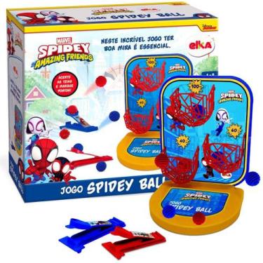 Imagem de Brinquedo Homem Aranha Acerte Bolinhas Na Cesta Spidey Ball - Elka