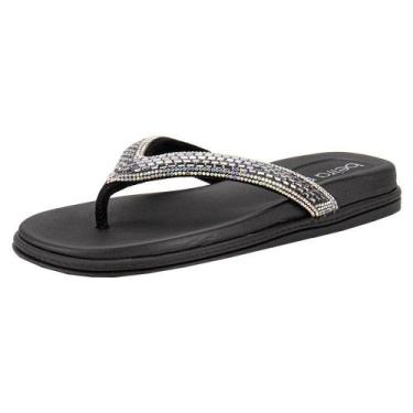 Imagem de Tamanco feminino flat beira rio 8513112, Preto, 35