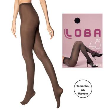Imagem de Meia Calça Loba Lupo Fio 40 Opaca, Marrom opaca gg
