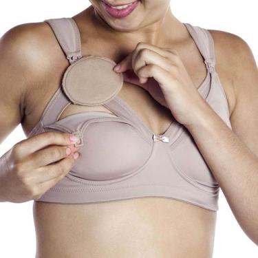 Imagem de Sutiã Amamentação Gestante Lingerie Mamãe sem Bojo Vi Lingerie, 46, Ch