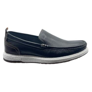 Imagem de Sapato Masculino Mocassim Easy Flop Pulse Democrata 610101-001, Preto,