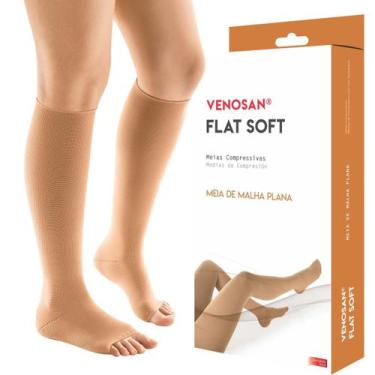 Imagem de Meia de Compressão Venosan Flat Soft 20-30 mmHg 3/4 para Varizes e Ede