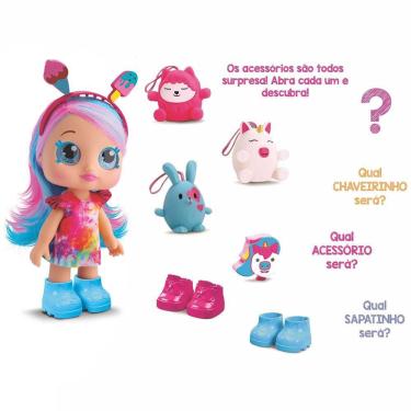 Imagem de Boneca de Vinil - Diver Surprise - Acessórios Surpresa - Tie-Dye - Divertoys