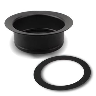 Imagem de Flange e vedação de pia de cozinha para peças de reposição InSinkErator FLG-Seal & FLG-MTBLK Flange de eliminação de lixo para ralo de pia de cozinha, adequado para orifício de drenagem de pia padrão