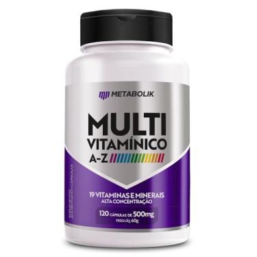 Imagem de Multi Vitamínico A-Z (120caps) – Metabolik Nutrition