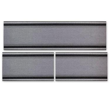 Imagem de Kit 3 Peças Ps Jogo Tapete Cozinha Largo 0,66 Antiderrapante Ps-33