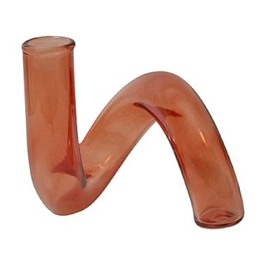 Imagem de Castiçal de vidro nórdico de casamento para decoração de casa velas de mesa de casamento decoração de centros de mesa, 13 x 8 cm, castiçais de 5 x 3 polegadas (tamanho: 11 cm 4,3 polegadas)